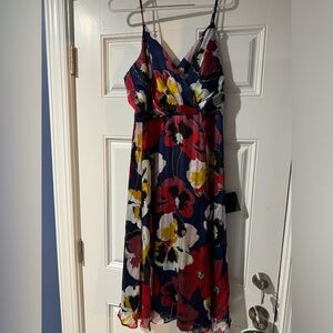 Lulus floral midi dress